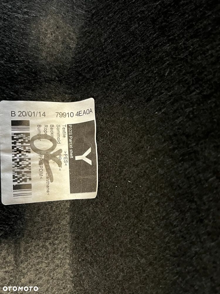 NISSAN QASHQAI II J11 PÓŁKA BAGAŻNIKA 79910 4EA0A BOCZEK BAGAŻNIKA 84950 4EA0B - 3