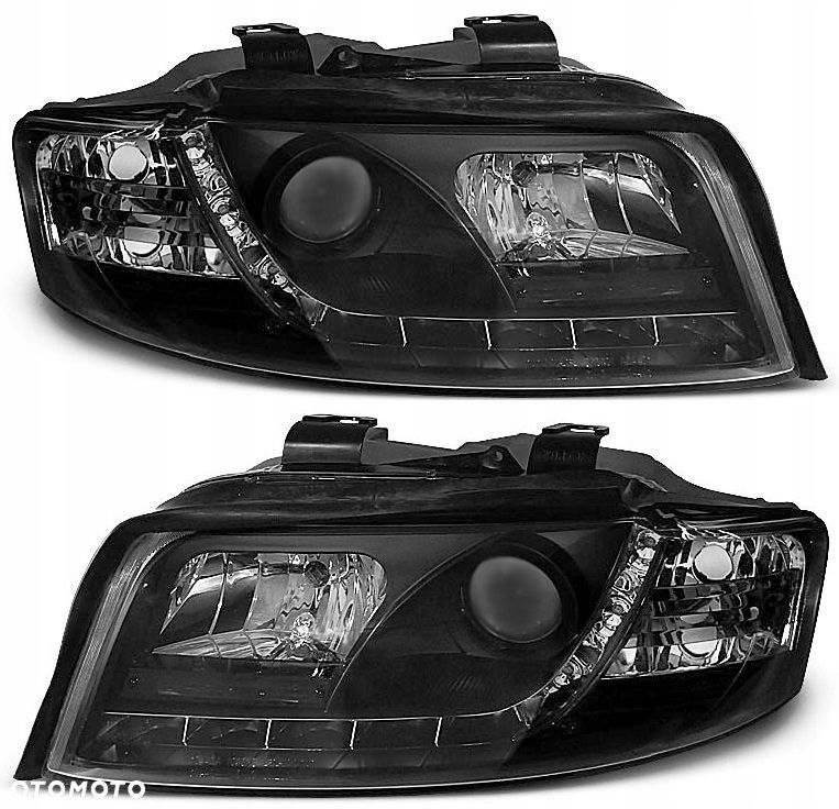 Reflektor Lampy kpl Day line light LED Tuning Audi a4 b6 8e 00-04 - 1