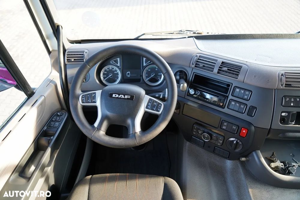 DAF CF 450 / COMBINAȚIE TANDEM / CONTAINER / 120 M3 / TRANSPORTABIL / 4X2 / REMORCA LECI / SAF / PODEA REZISTENTĂ - 30