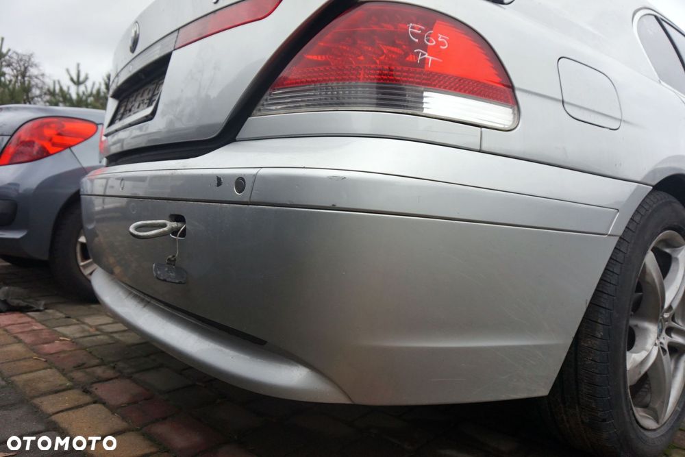 ZDERZAK TYLNY PDC 7 IV E65 354  SREBRNY TITANSILBER BMW 2001-2005 - 2