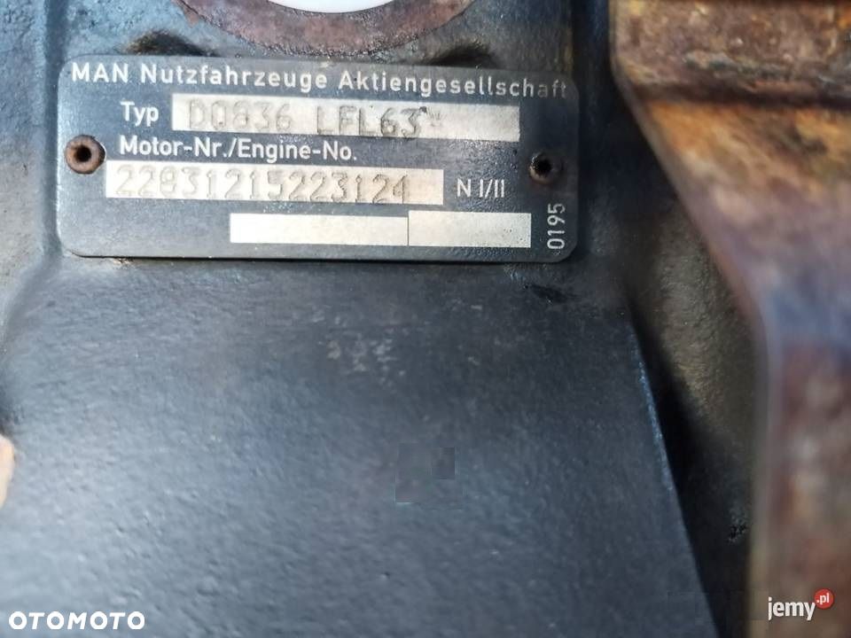 SILNIK MAN D0836 LFL63 250KM EURO 5 EEV - 6
