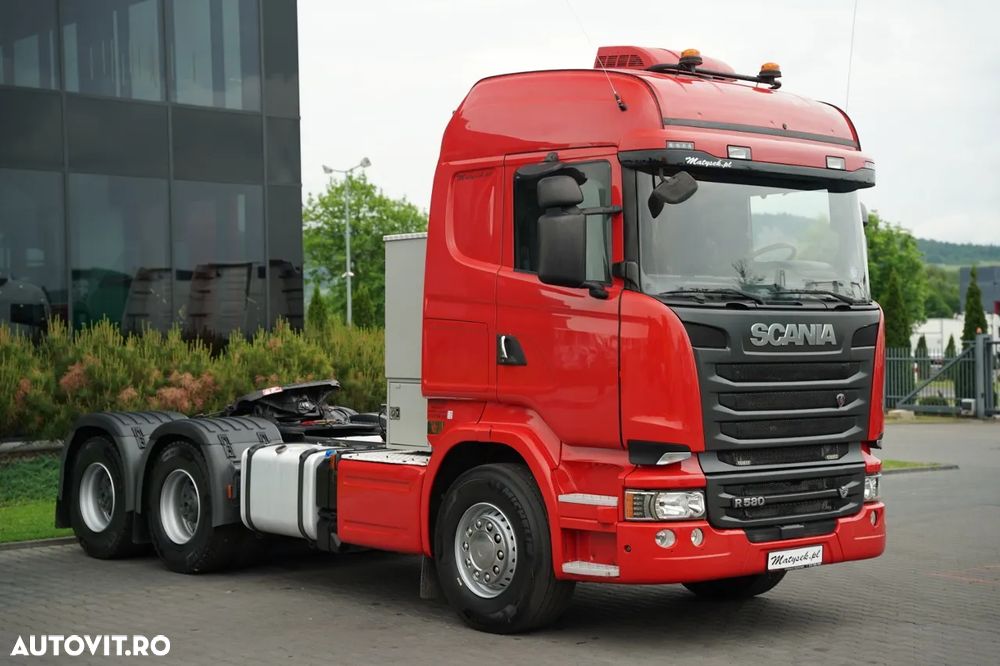 Scania R 580 / V8 / 6x4 / GVM: 95.000 KG / I-PARK COOL/ OPTICRUISE / REMORCĂ TRACTOR 3 AXIE - 3