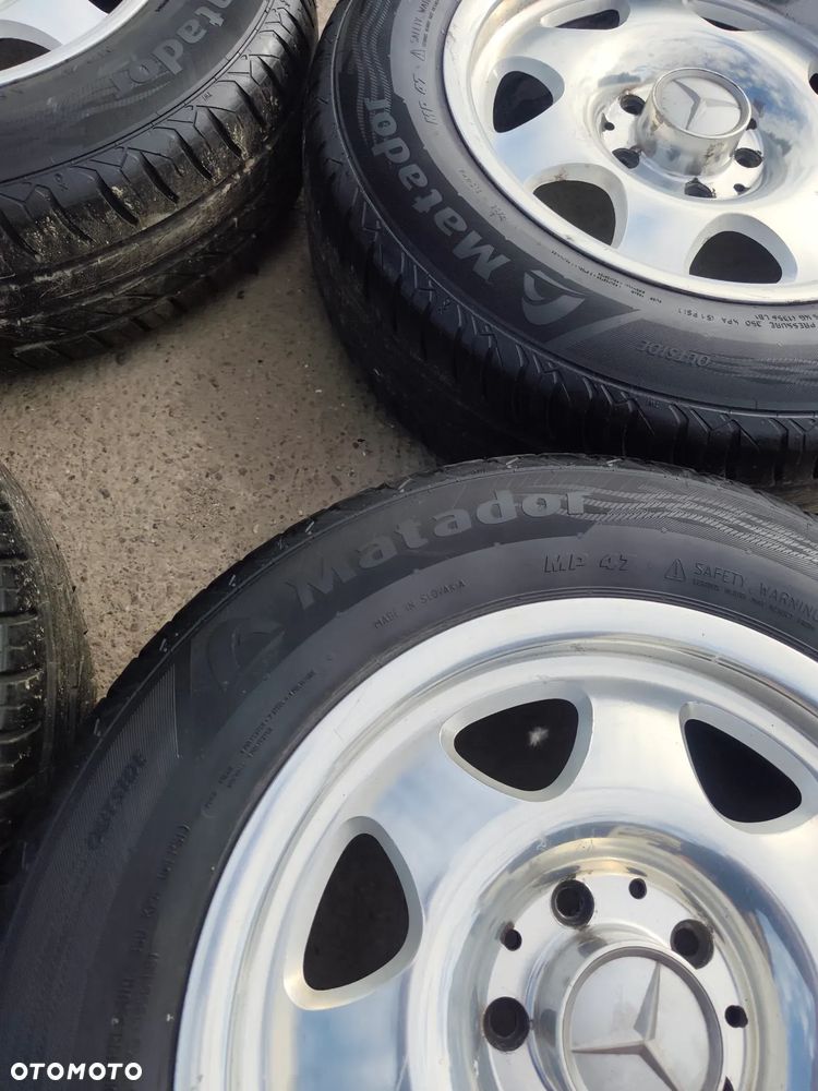 5x112 Felgi Aluminiowe Alufelgi Chrom Chromowane Oryginalne 15 Mercedes Koła Letnie Lato C KLASA W202 W203 CLK W208 W209 W124 W201 190 W W210 SLK R170 R171 6mm Legnica ALU-RAD 195/65 - 18