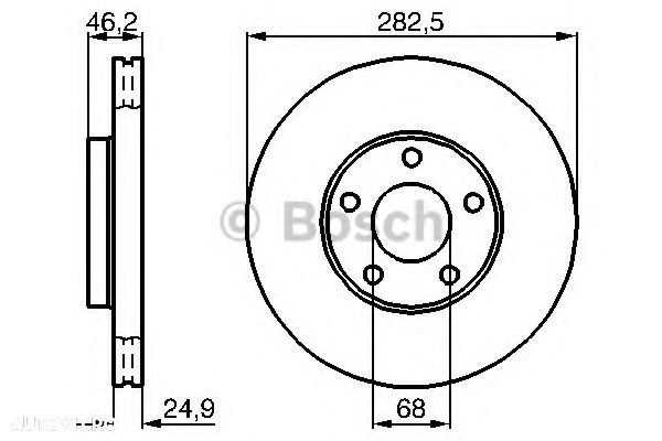 Discuri frana fata noi VW Passat B5, 3B2, 3B5 1996-2000