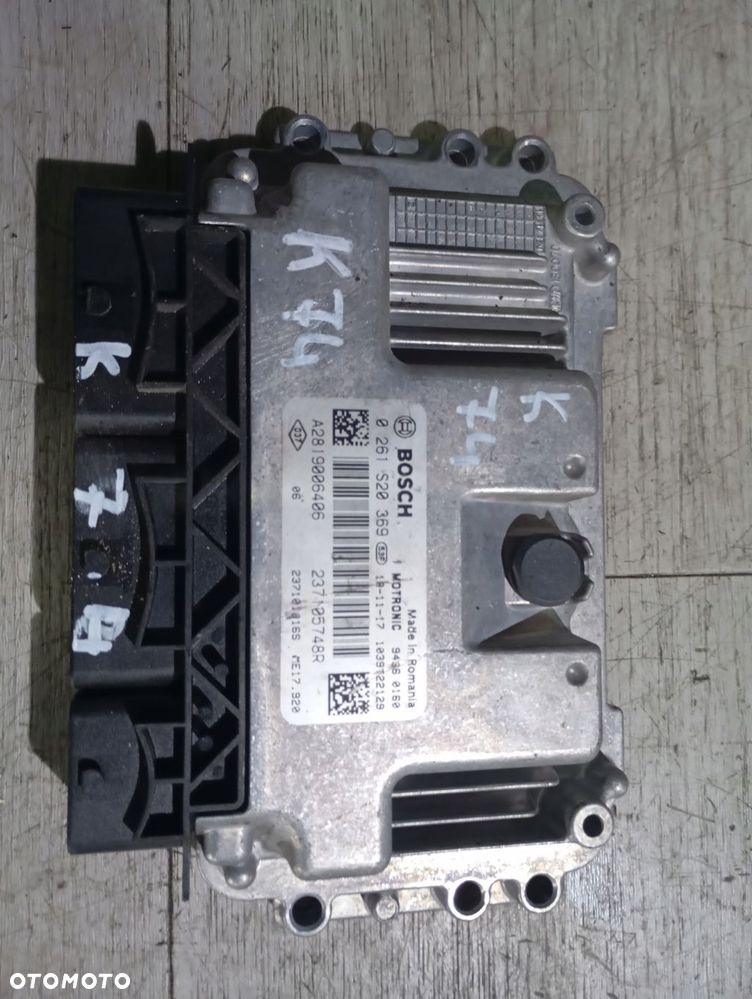 renault twingo iii sterownik silnika 237105748r 237101816s 0261s20369 - 1