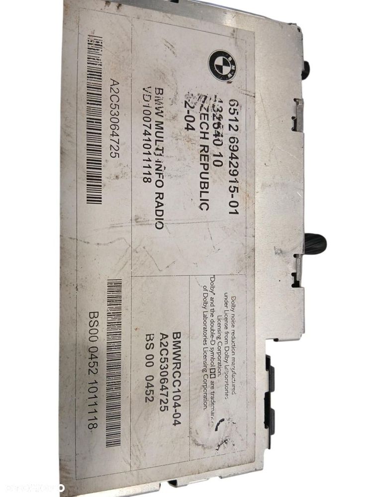 RADIO KASETA NAWIGACJA BMW E46 LIFT 6942915 - 3