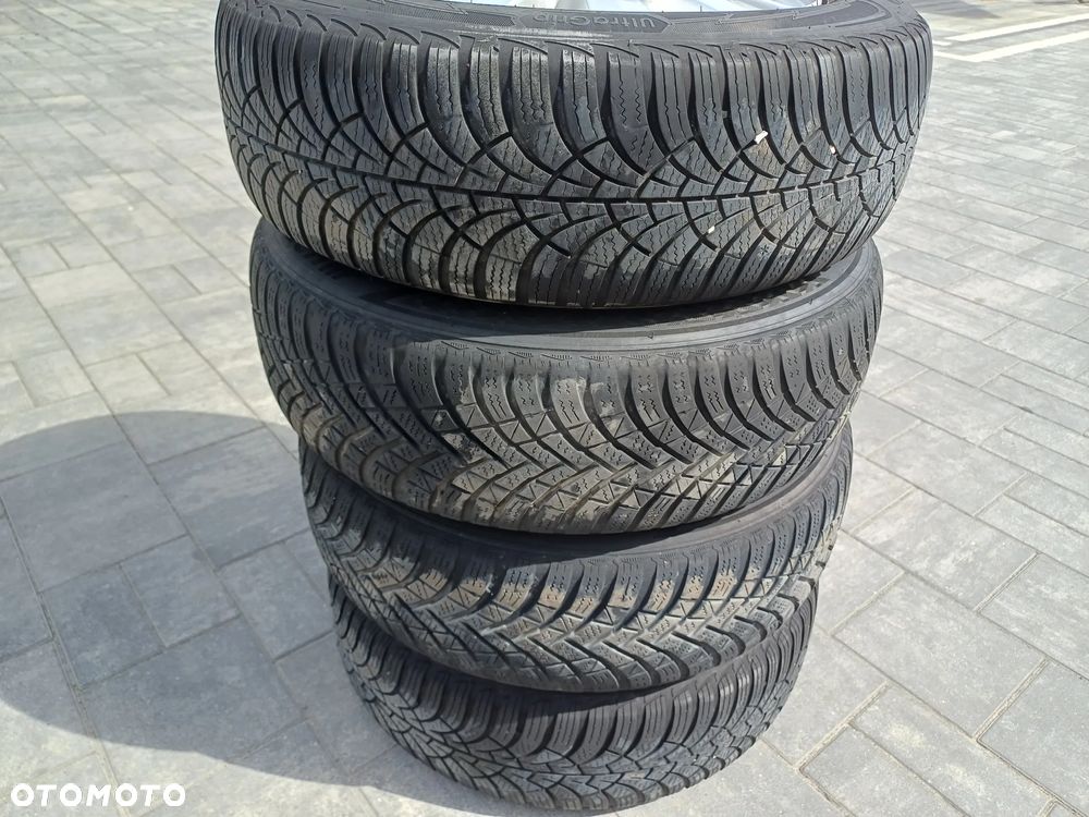 FELGI Z OPONAMI KOŁA ALUMINIOWE MERCEDES R15 5X112 66,6 mm OPONY GOODYEARS R15 185/65 2021r ZIMA NR33 - 14