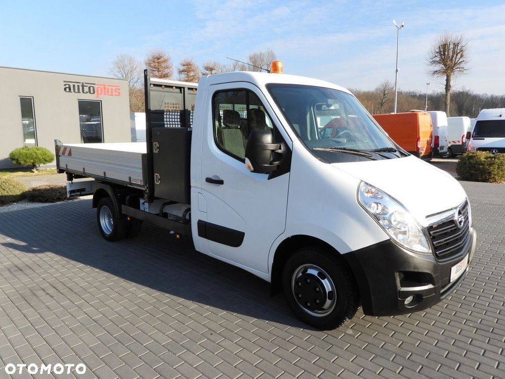 Opel MOVANO WYWROTKA TROJSTRONNA 3 MIEJSC BLIŹNIACZE KOŁA KLIMATYZACJA  130KM - 5