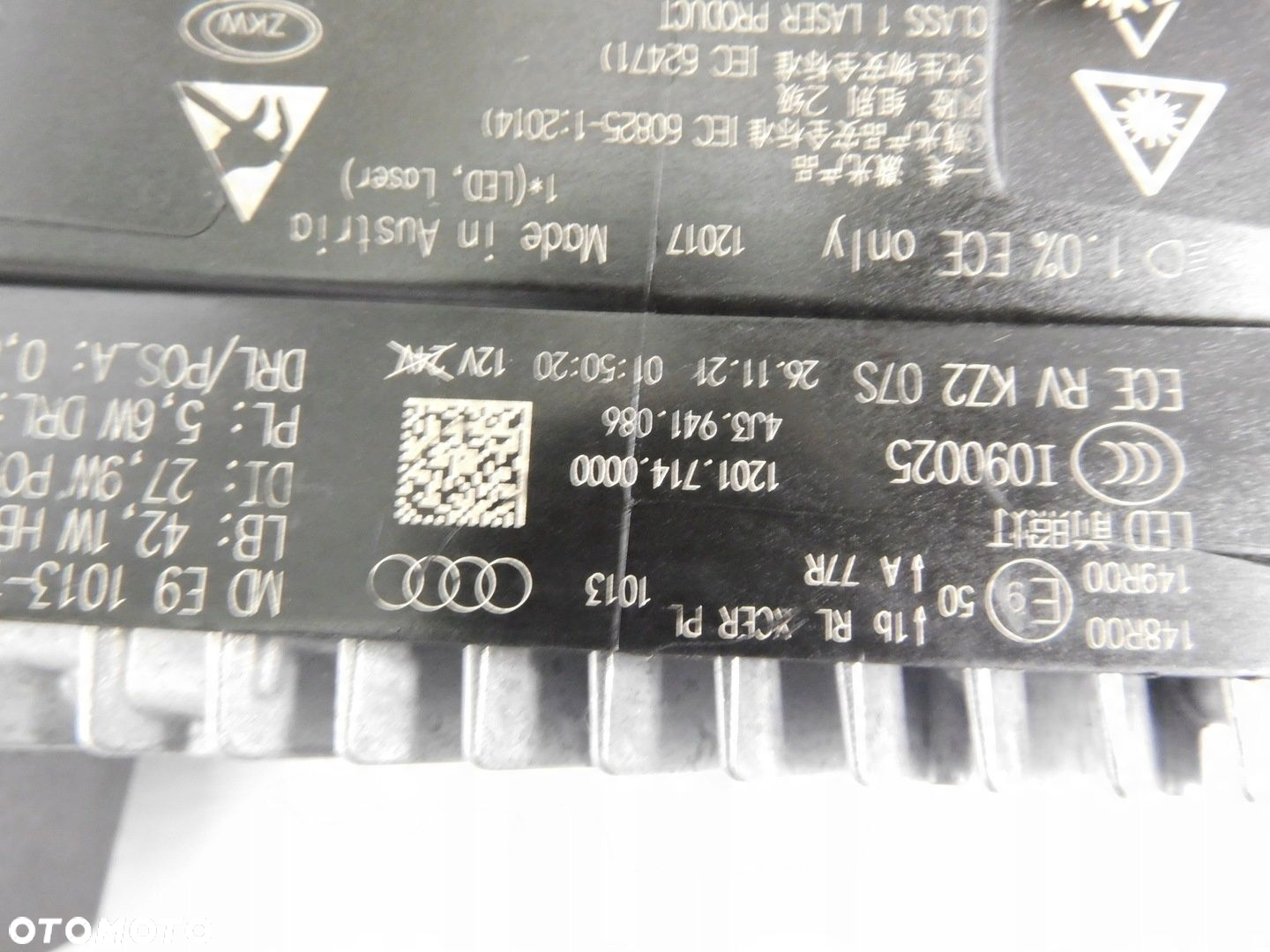 AUDI E TRON GT RS 4J3 LAMPA PRAWA LEWA LASER - 15