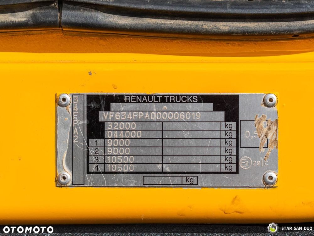 Renault KERAX 450 8x4 PALFINGER PK 60002 Żuraw HDS Wywrotka Wciągarka - 18