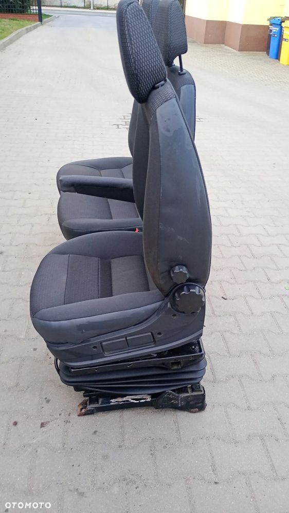 Fv Fotel PNEUMATYCZNY ISRI Fiat Ducato Fotel kierowcy Peugeot Boxer  FOTEL podwójny pasażera Citroen Jumper Fotel kierowcy pompowany KOMPLET Foteli - 7
