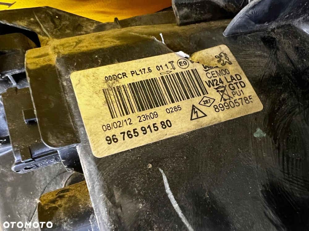 REFLEKTOR LAMPA PRZEDNIA PRZÓD LEWY BI-XENON + LED PEUGEOT 508 I RXH EU - 15