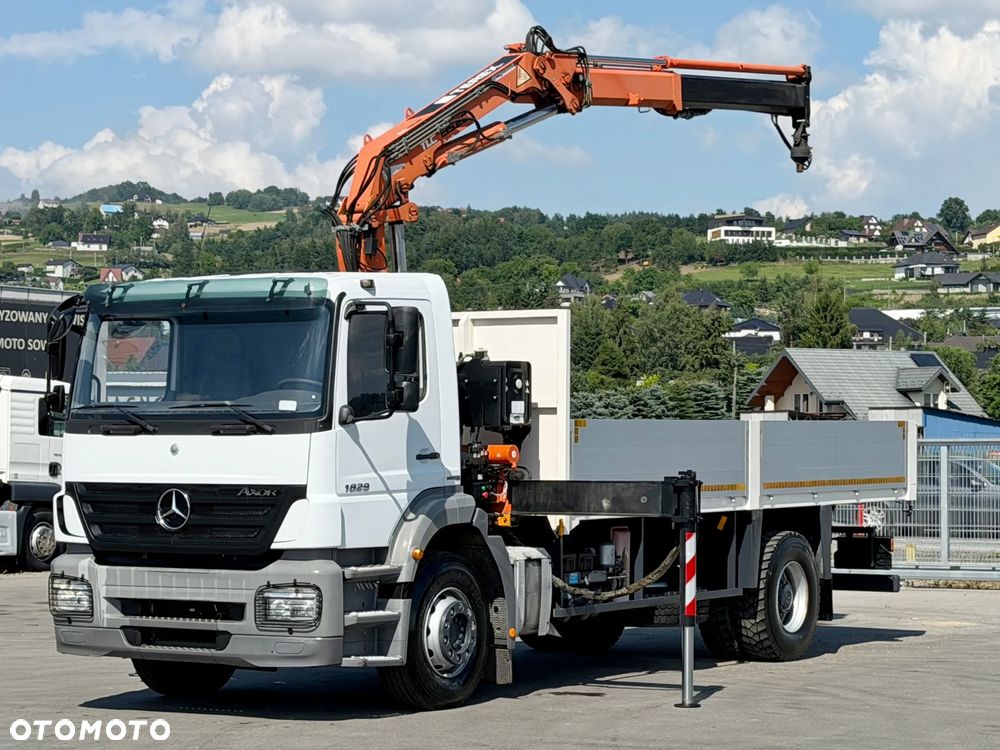 Mercedes-Benz AXOR 1829 * SKRZYNIA 6,20 m + ATLAS 135.2 * STAN BDB - 2