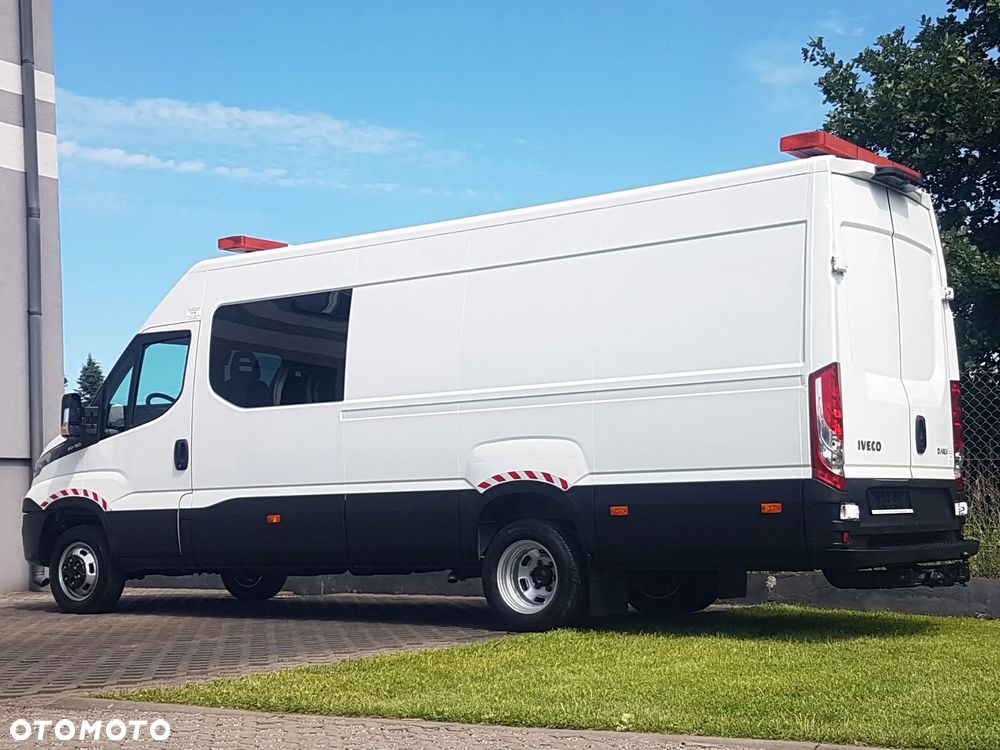 Iveco 50C15 DAILY 7-OSÓB BRYGADÓWKA BLIŹNIAKI MAXI DŁUGI WYSOKI KLIMA BLASZAK VAN FURGON HAK KRAJOWY - 28