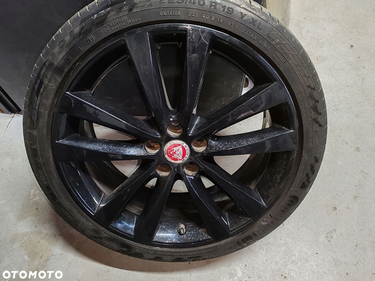 Felga aluminiowa czarna gx7m-1007-HA 19 5x108 Jaguar XE XF X760 R-sport 15- - 3