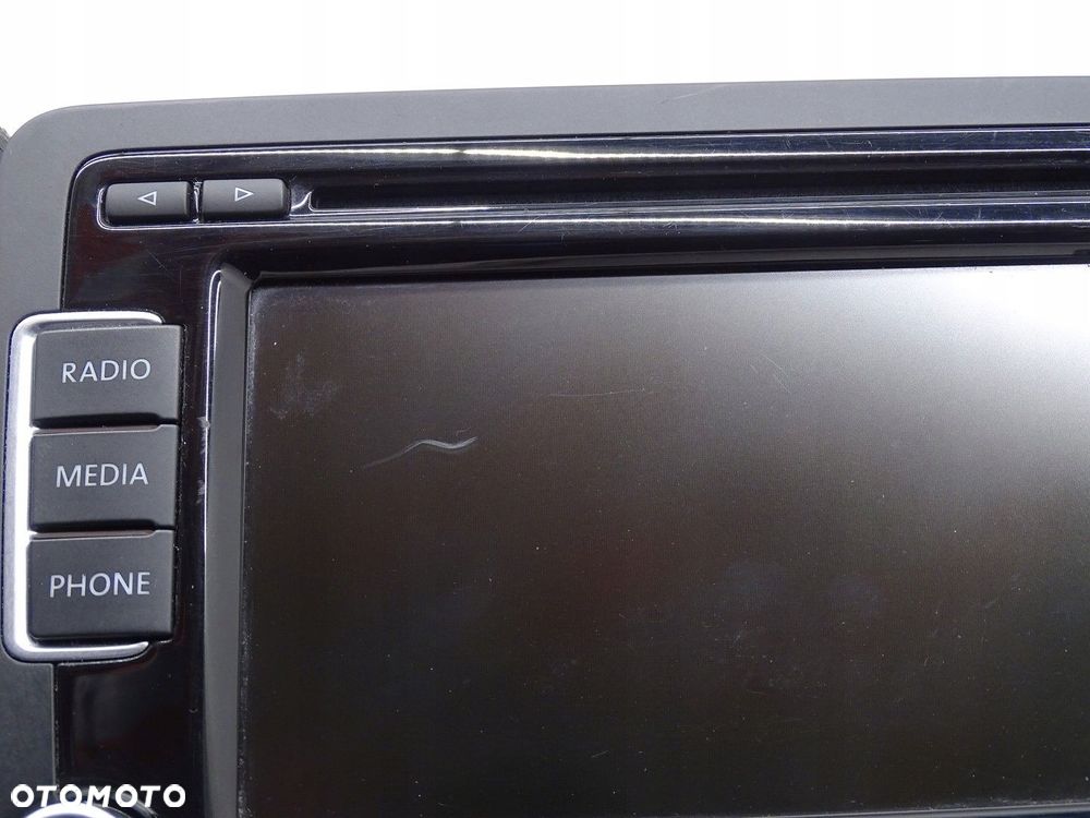 RADIO RADIOODTWARZACZ CD EKRAN WYŚWIETLACZ VW GOLF VI MK6 3C8035195A - 3