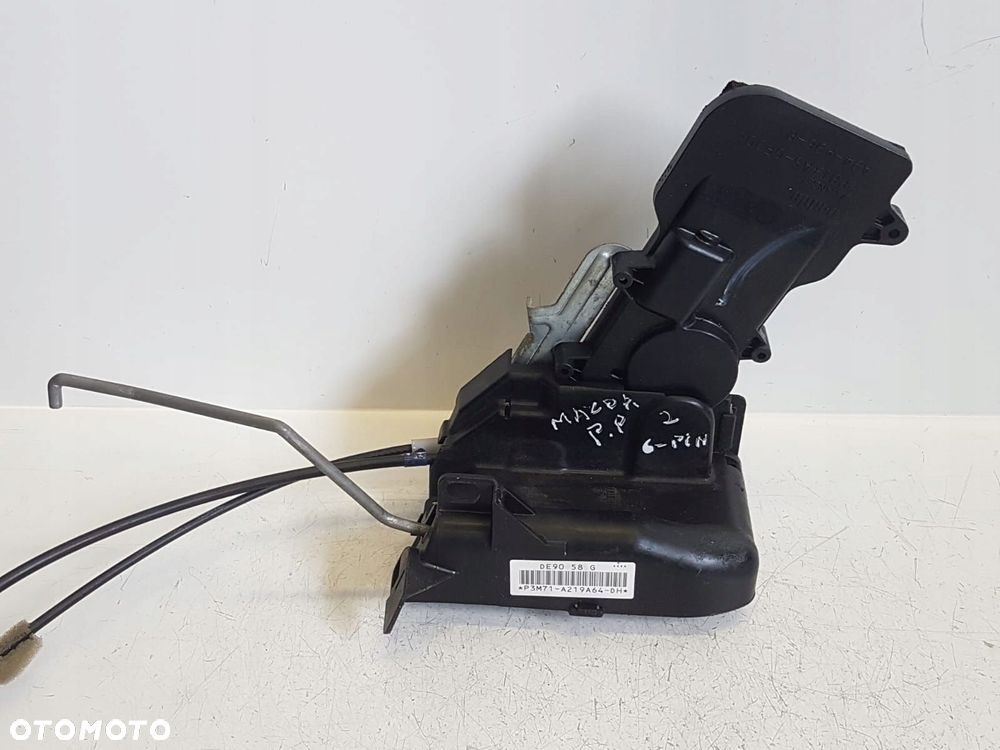 MAZDA 2 II 02- ZAMEK PRAWY PRZÓD PRZEDNI EU 6PIN - 2