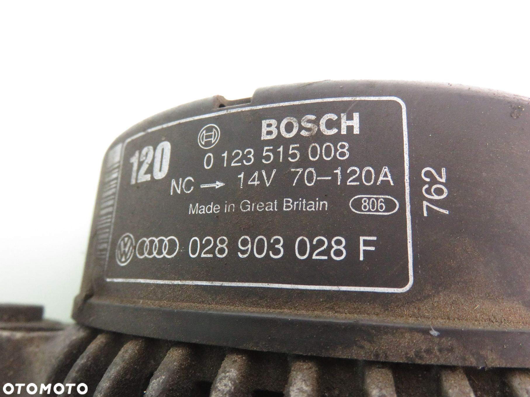 ALTERNATOR AUDI A4 B5 PASSAT  1.9 TDI 120A  028903028F 0123515008 - 2
