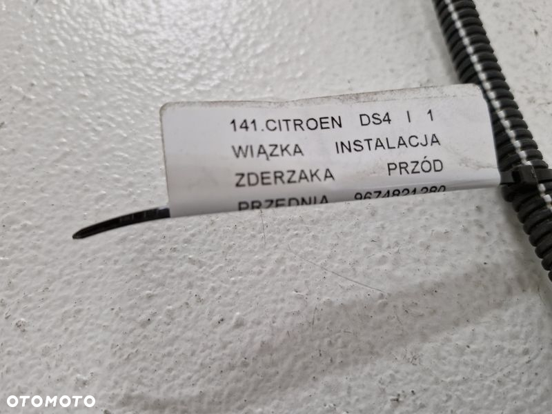 CITROEN DS4 1 I WIĄZKA INSTALACJA ZDERZAKA PRZÓD PRZEDNIA 9674821280 - 2