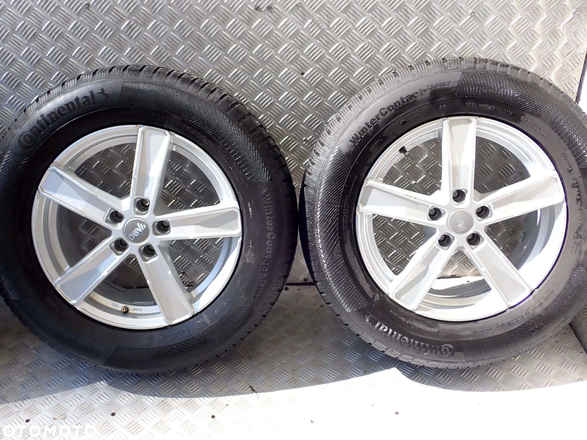 KOŁA FELGI ALUMINIOWE DBV  7jx17  ET 38  5x112  KBA 51943  Z OPONAMI ZIMA 235/65/17  1400 ZŁ - 2