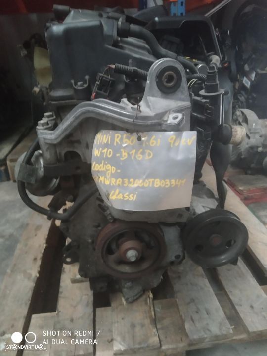 Motor Mini R50 1.6i W10-B16D - 1
