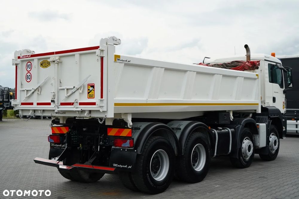 MAN TGS 35.440 / 8X4 / WYWROTKA 2 STR. / HYDROBURTA / BORDMATIC / ZABUDOWA MEILLER KIPPER - 14