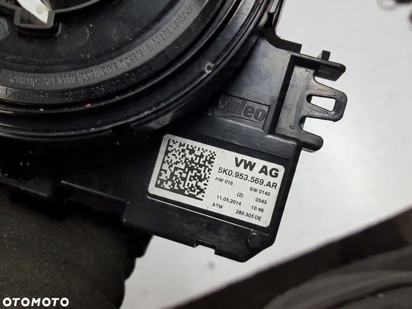 VW PASSAT CC 08-12r TAŚMA AIRBAG ZWIJAK 5K0953569AR - 2