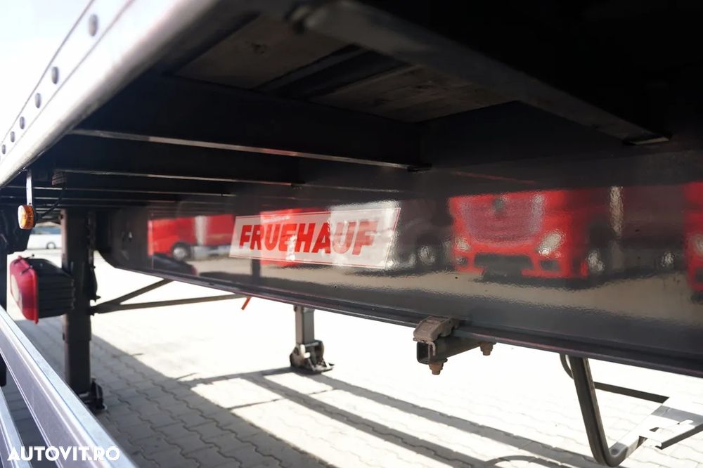 Fruehauf ONTAINER / DHOLLANDIA LIFT / 2x AXE RIDICATIVE / PODEA RESISTENTĂ / SAF / OBLOANĂ RULANTĂ - 18