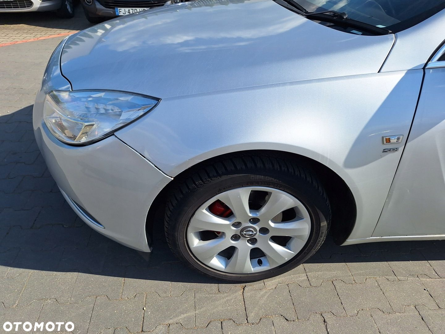 OPEL Vauxhall INSIGNIA A G09 Z176 ZDERZAK PRZÓD MASKA BŁOTNIK LAMPA 08-13 - 4