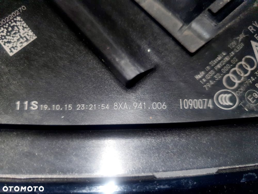 AUDI A1 8XA LIFT 14r+ LAMPA PRAWA PRZÓD XENON LED ORYGINAŁ EU 8XA941006 - 7