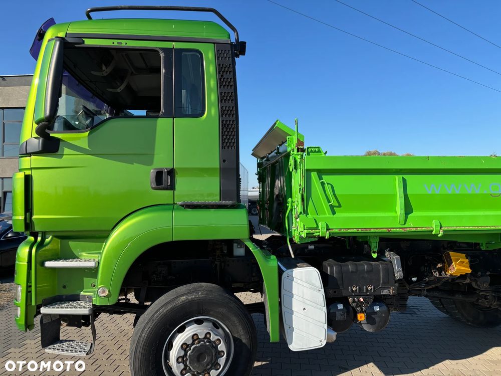 MAN TGS 18.360 4x4 napęd na wał (nie HYDRODRIVE) wywrotka MEILLER ,  zaczep przyczepy , - 20