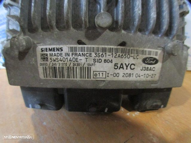 Centralina 5WS40140ET 5AYCJ38AC FORD FIESTA 5 2004 1.4 TDCI 8V 70CV 5P CINZENTO SIEMENS - 3
