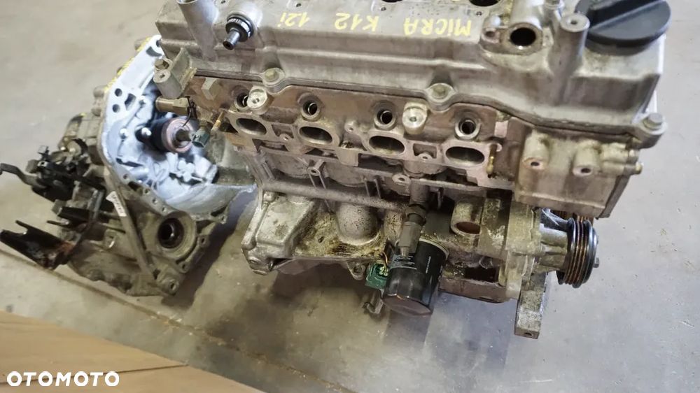 SILNIK CR12 NISSAN MICRA K12 1.2i, SKRZYNIA BIEGÓW JH3103 K12 1.2i - 6