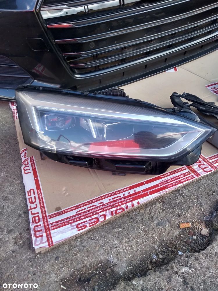 KOMPLETNY PRZÓD MASKA ZDERZAK LAMPY PAS PRZEDNI AUDI A5 SPORTBACK 8W LY9T - 11