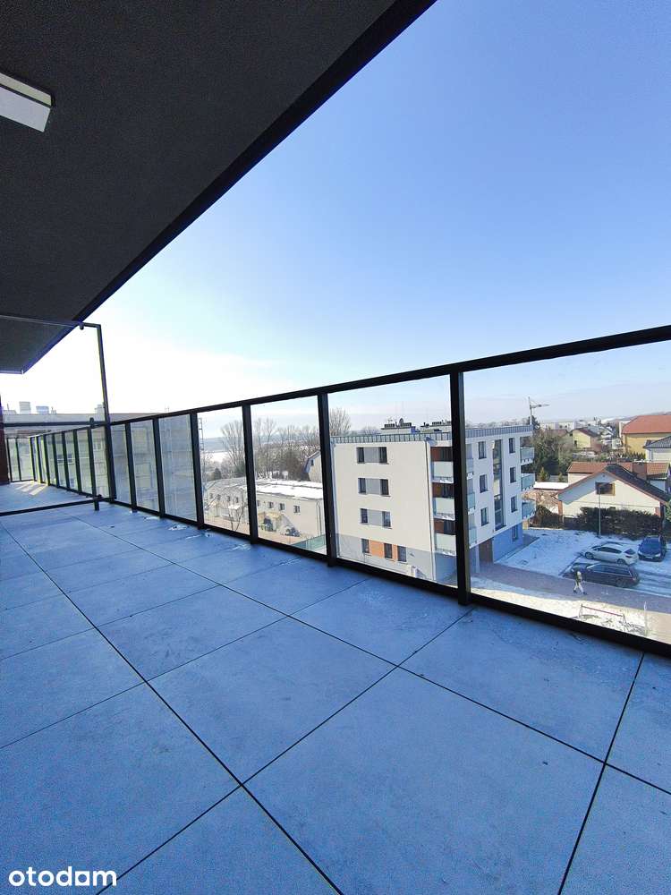 Płock, Kazimierza Wielkiego 42A budynek A, panoramiczny widok na Wisłę