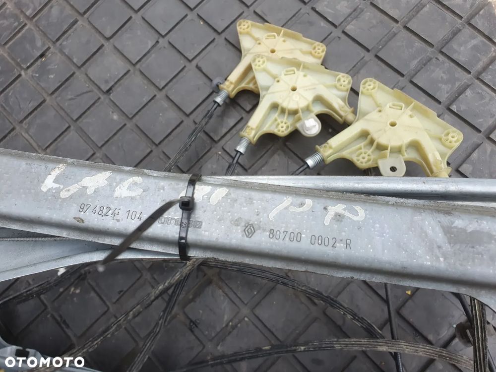 RENAULT LAGUNA III MECHANIZM SZYBY PRAWY PRZÓD POSIADAM 5 SZT - 2