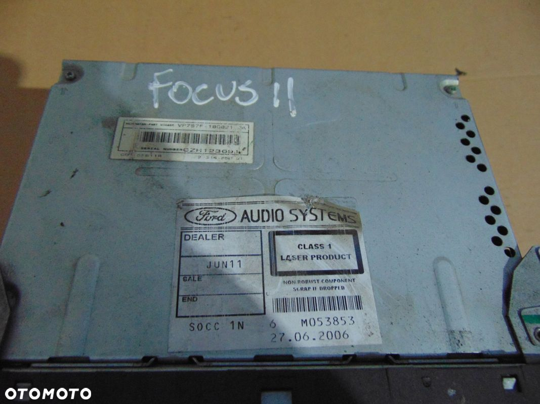 RADIO FORD FOCUS MK2 SONY - 3