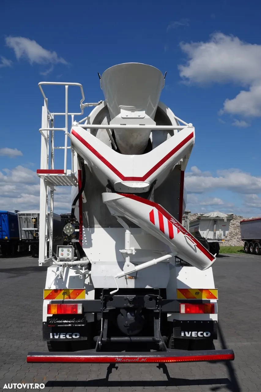 Scania TRAKKER 410 / 8X4 / BETON 9 M3 / PUTZMEISTER / JANTE ALIE / EURO 6 - 5