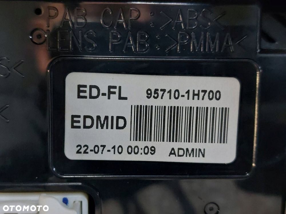 PANEL NAWIEWU KONSOLA ŚRODKOWA RAMKA CEED I 97250-1H221 95710-1H700 - 7