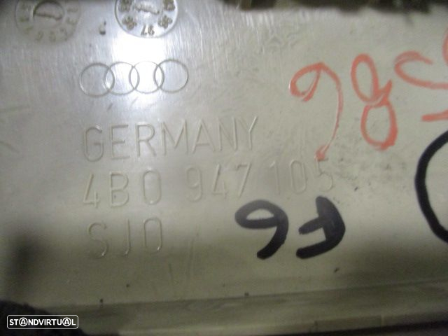 Luz De Teto Plafonier 4B0947105 AUDI A6  AVANT 2 4B FASE 1 1999 2.5TDI V6 24V 150CV  5P AZUL DANIFICADO - 4