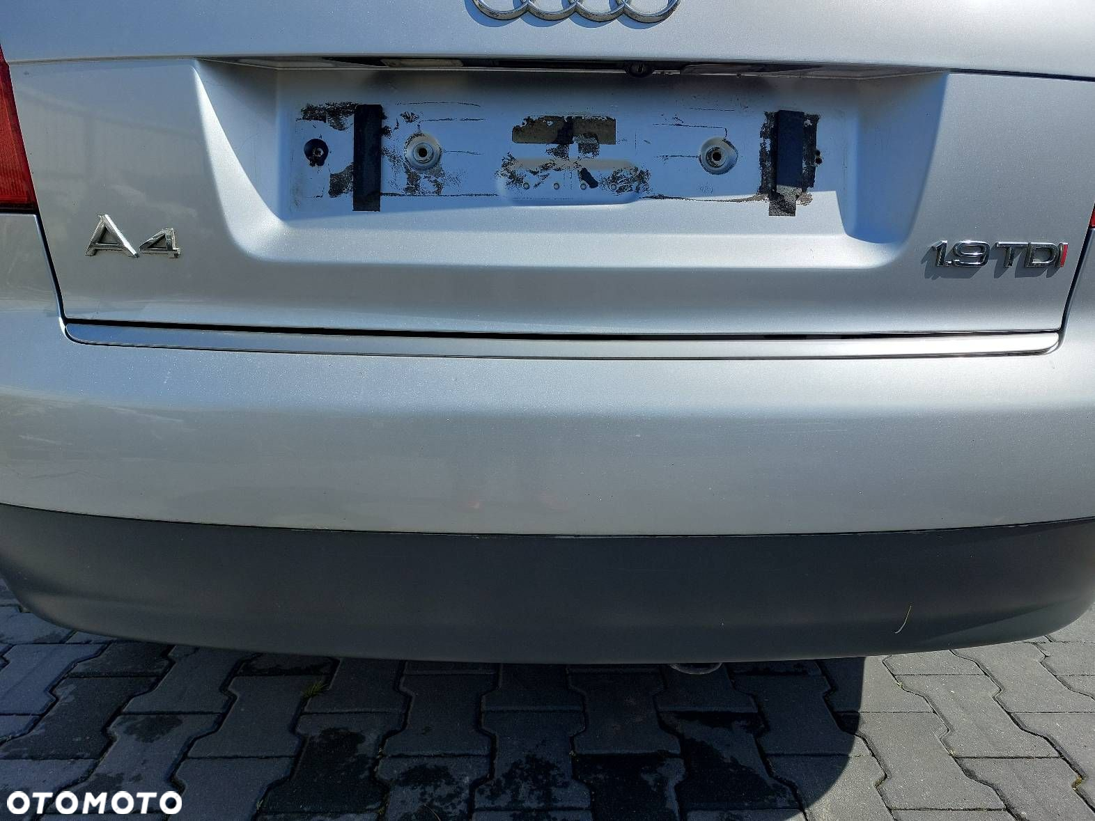 KOMPLETNY TYŁ AUDI A4 B6 SEDAN LY7W KLAPA ZDERZAK LAMPY - 5