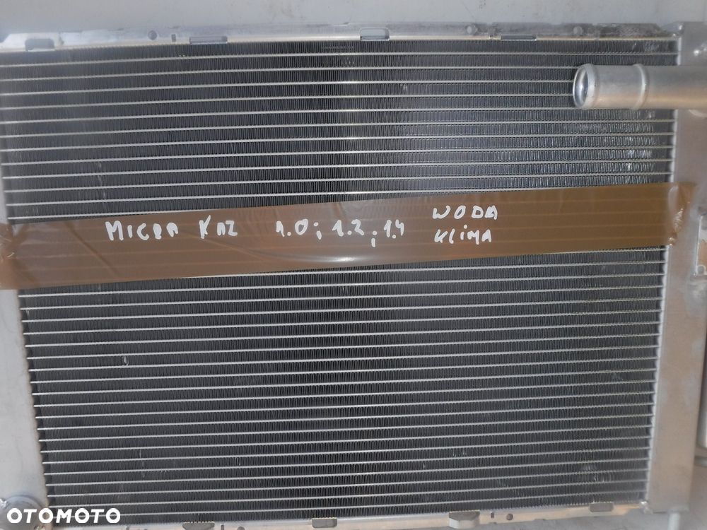 nissan micra k12 chłodnica wody nowa zespolona - 8