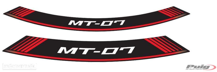 fitas para interior das jantes yamaha mt-07 puig vermelho - 1