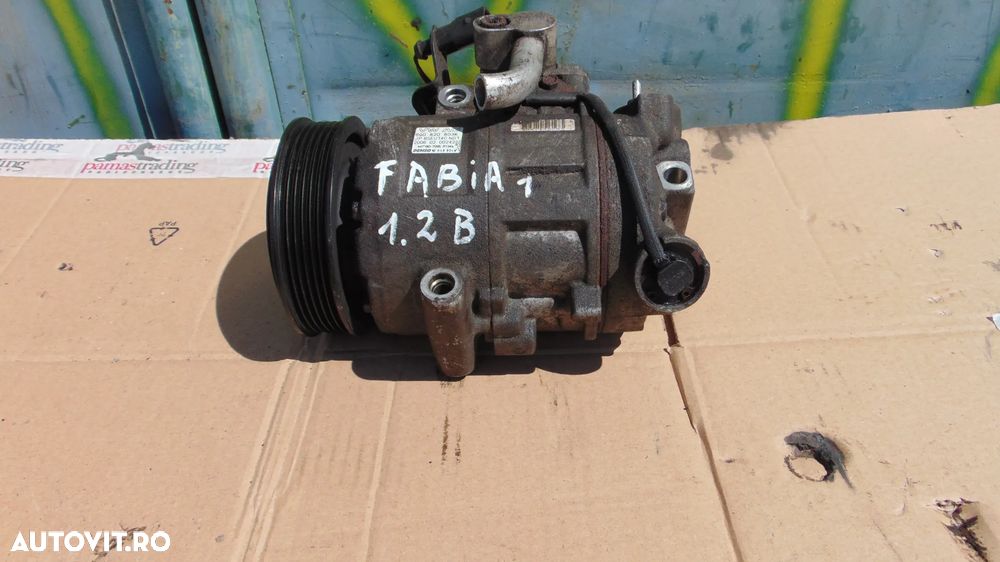 Compresor AC/Clima Skoda Fabia 1/VW Polo 9N/Seat Ibiza/VW Fox 1.2 benzina cod BME an 2002-2008 cod 6Q0820803K - 4