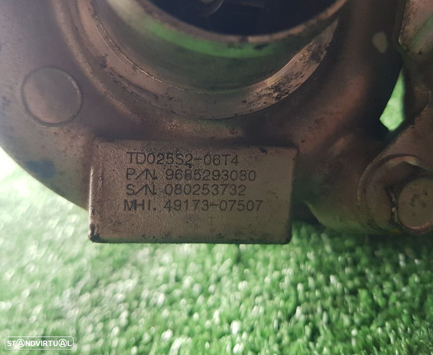 Turbo Peugeot Partner / 308 / Citroen C3 / Ford Focus 1.6 Hdi Ref. 9685293080 - 2