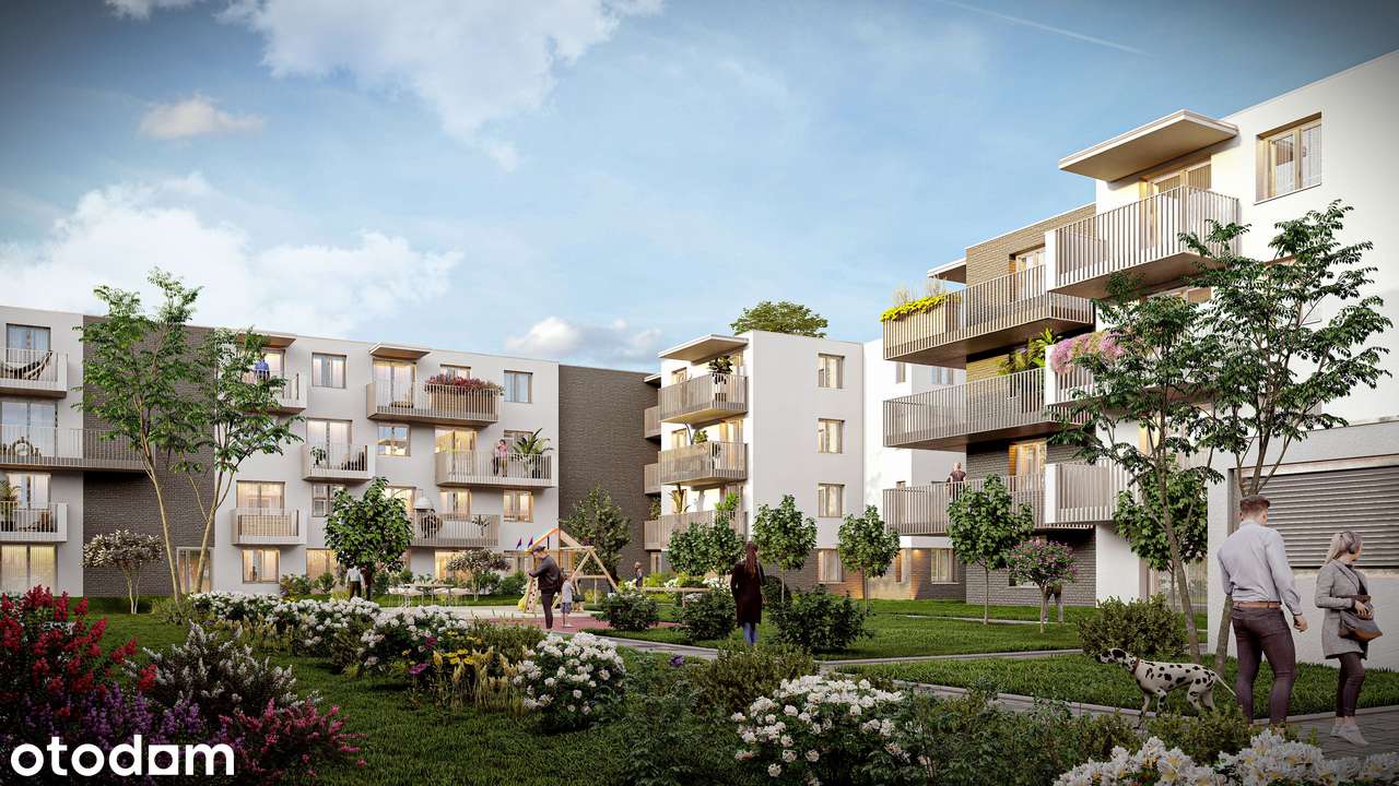 3-pokojowe mieszkanie 56m2 + balkon Bezpośrednio