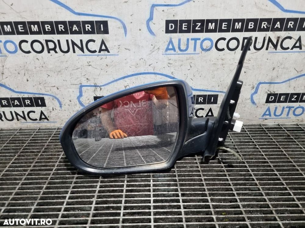 Oglinda stanga Hyundai Tucson III 2015 - 2018 4 Usi Ara Blue Metallic R3U (1293) ... - 2