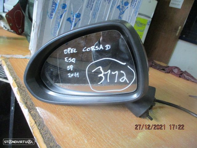 Espelho 468435664 OPEL CORSA D FASE 2 2012 1.3CDTI 75CV 5P BRONZE ESQ 5P 3 PINOS - 1