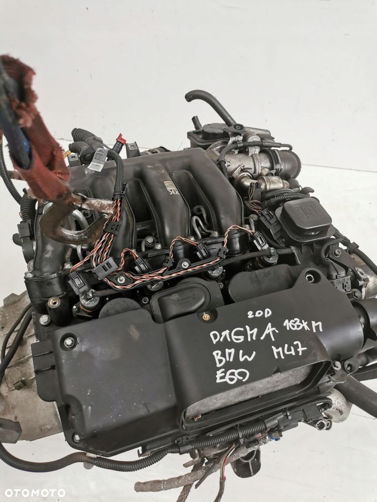 SILNIK KOMPLETNY BMW 3 E90 5 E60 320D 520D 2.0D M47D20 204D4 - 7