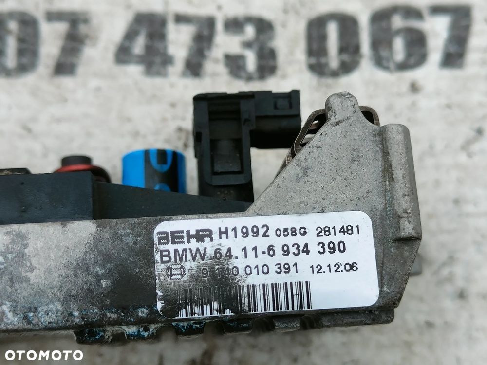 BMW E65 Rezystor dmuchawy 6934390 - 6